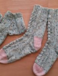 Cornish Cream Tea sock and Fordingbridge Trainer Socks